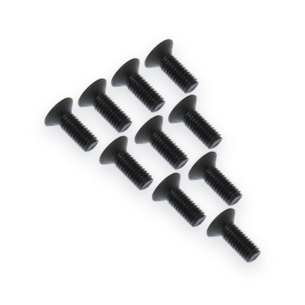 Redcat M3x8mm Flat Head Machine Thread Screw, 10 Pieces