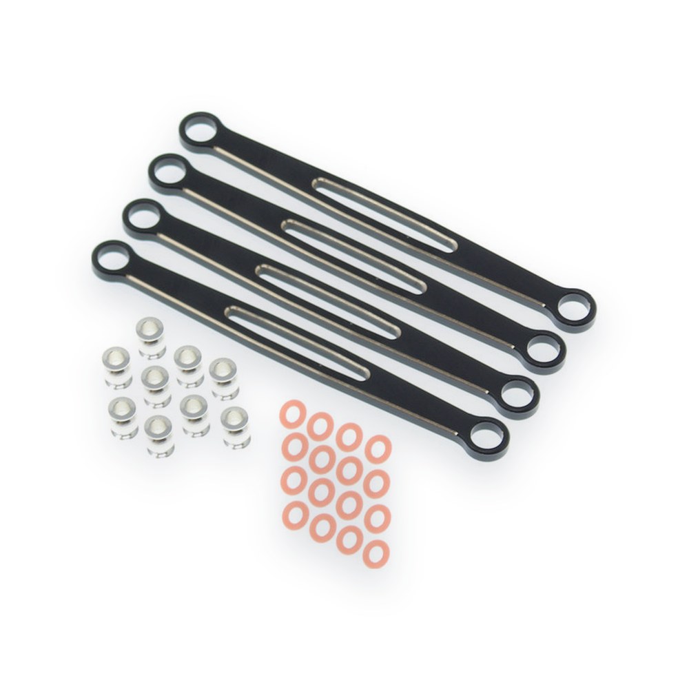 Redcat Rear Links, Brass, Black, 4 pieces