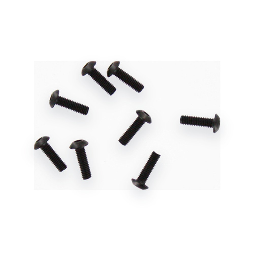Redcat Button Head Hex Machine Thread Screws, 3x10mm, 8 Pieces
