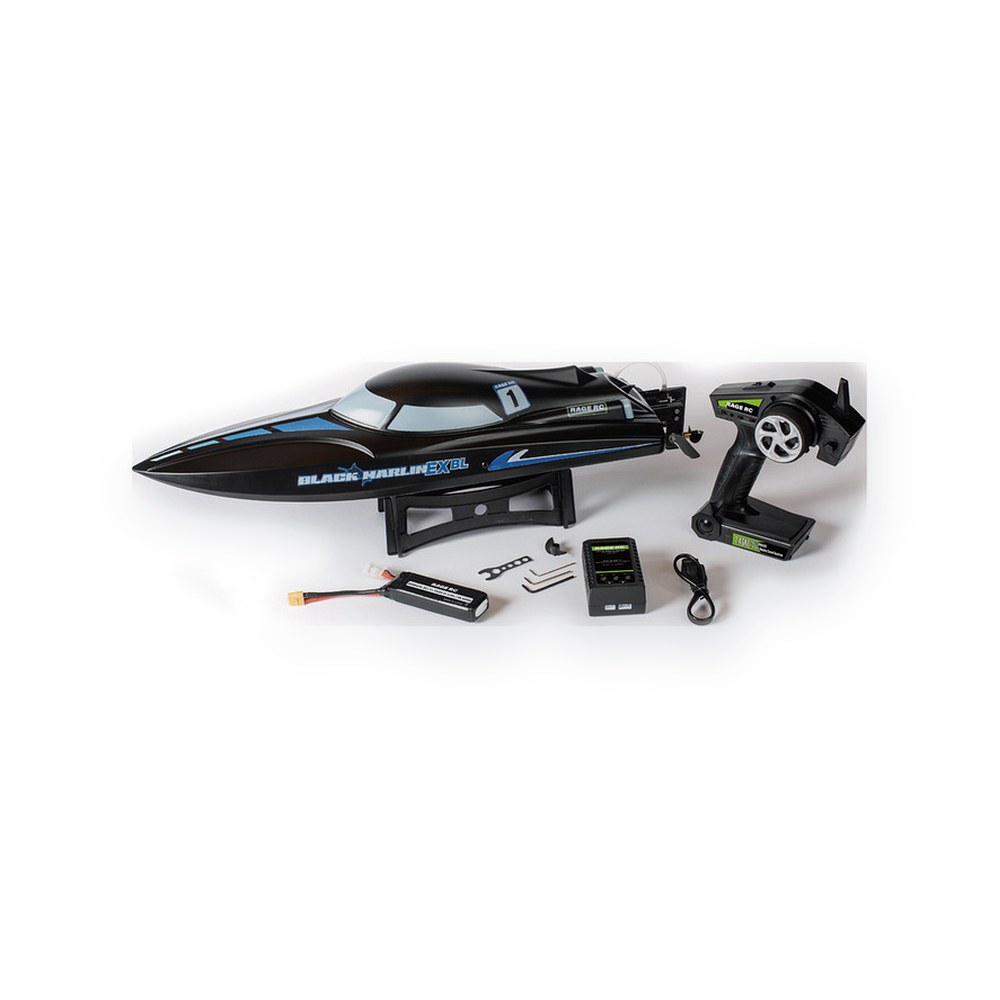 Rage RC Black Marlin Ex Brushless RTR Boat