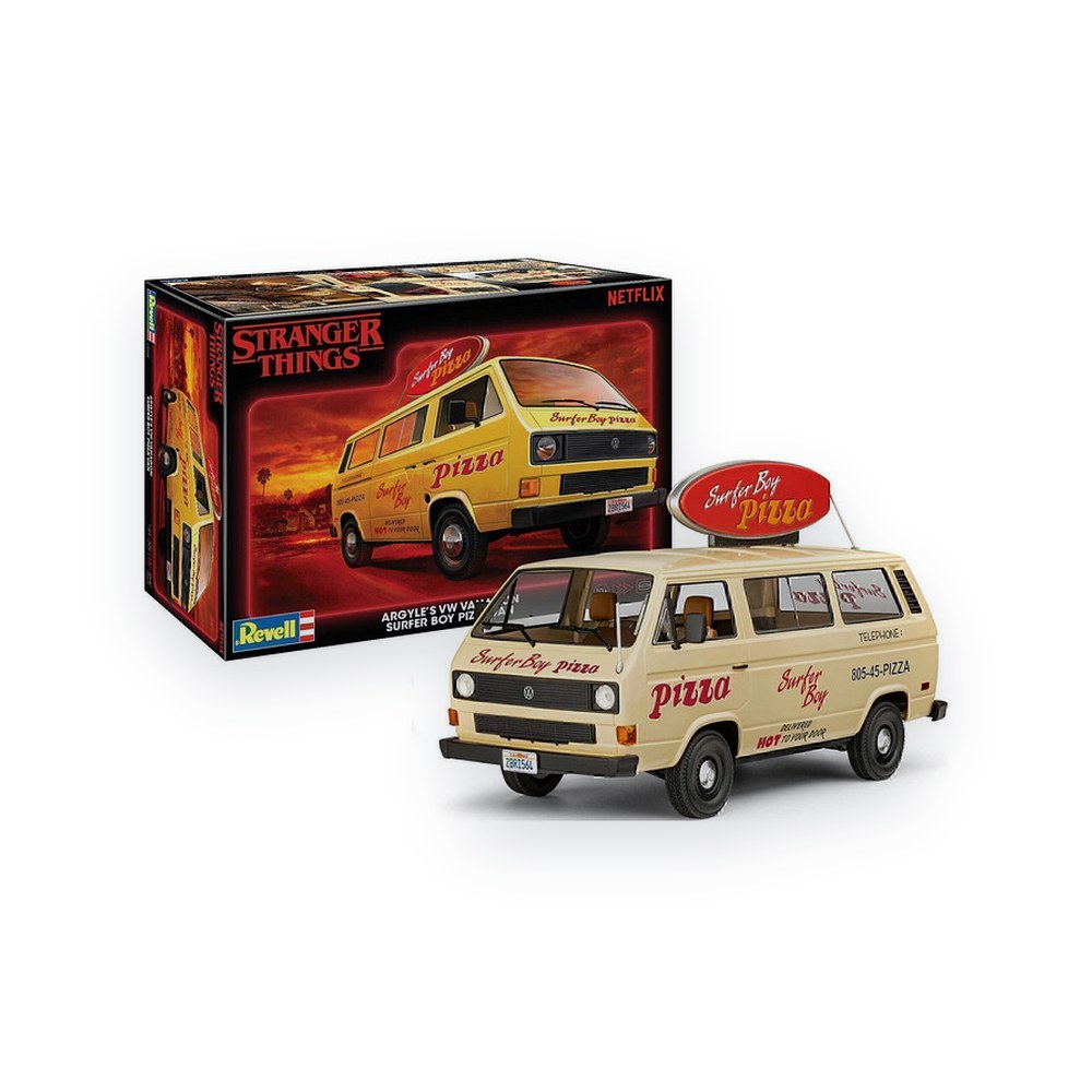 Revell 1/25 Vw T3 Pizza Van, Stranger Things, Plastic Model Kit