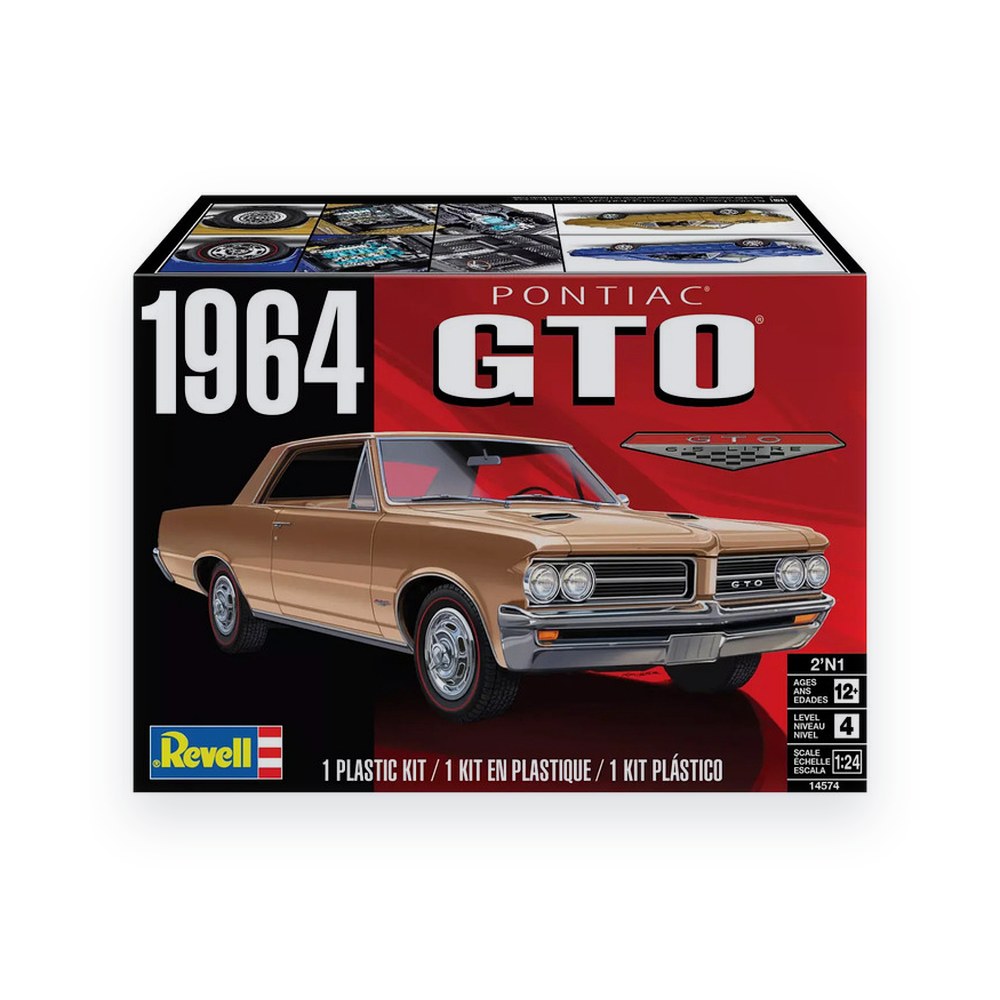 Revell 1/24 Pontiac GTO, 1964, Plastic Model Kit