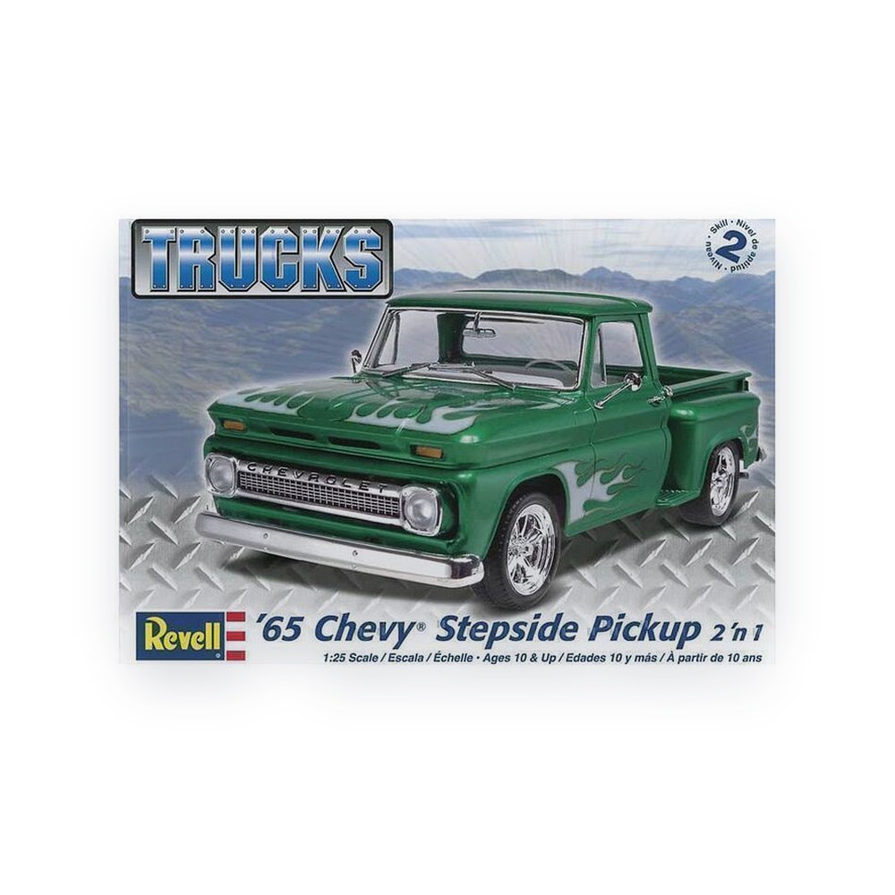 Revell 1/25 65 Chevy Stepside Pickup, 2 N 1
