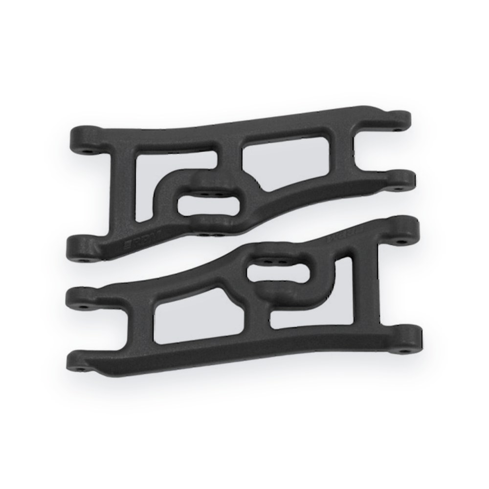 RPM R/C Products Traxxas Rustler & Stampede Wide Front A-Arms, Black