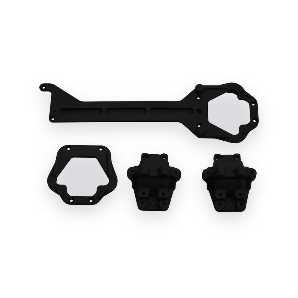 RPM R/C Products Latrax Front & Rear Upper Chassis & Differential Covers