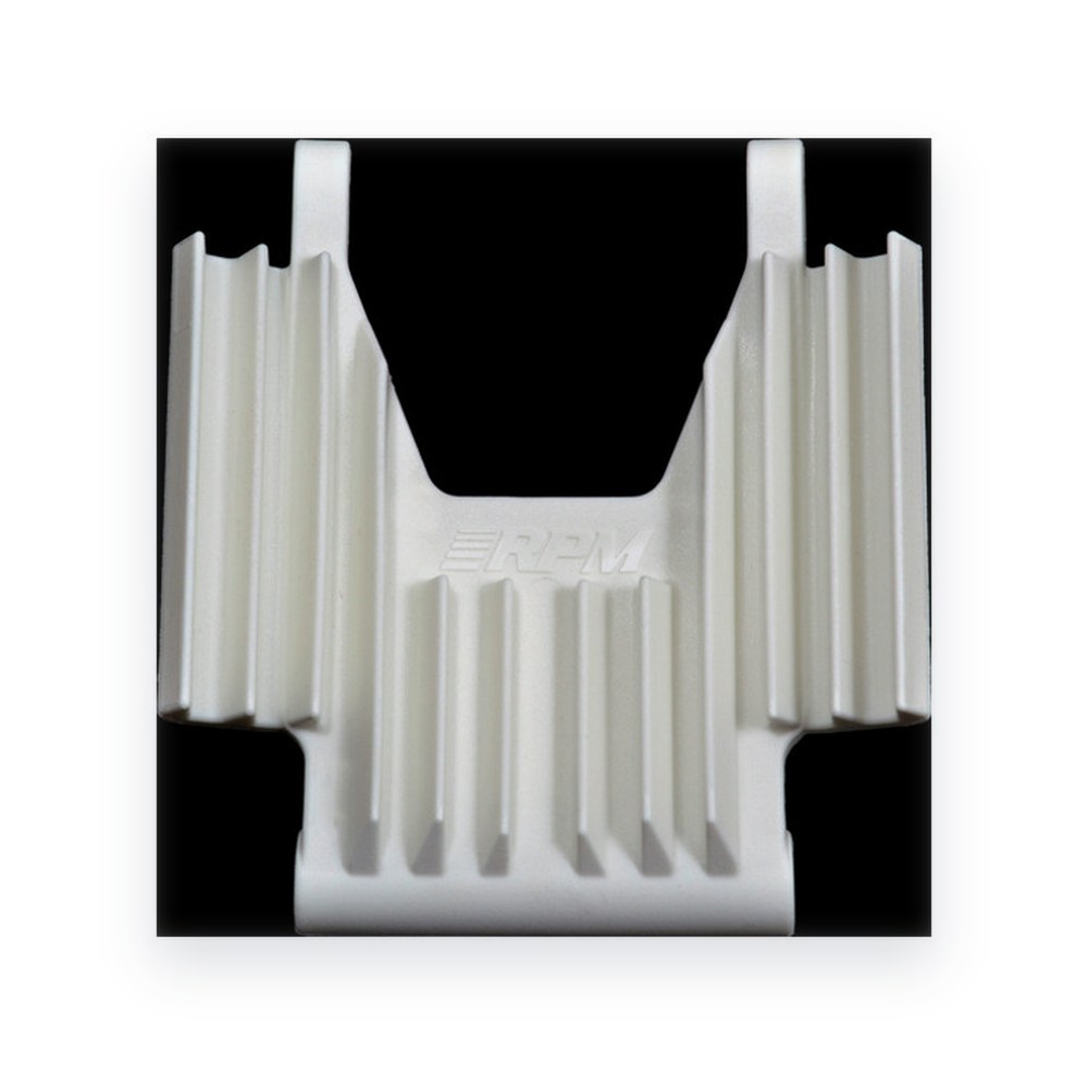 RPM R/C Products Losi Promoto Crash Structure Radiator, Dyeable White