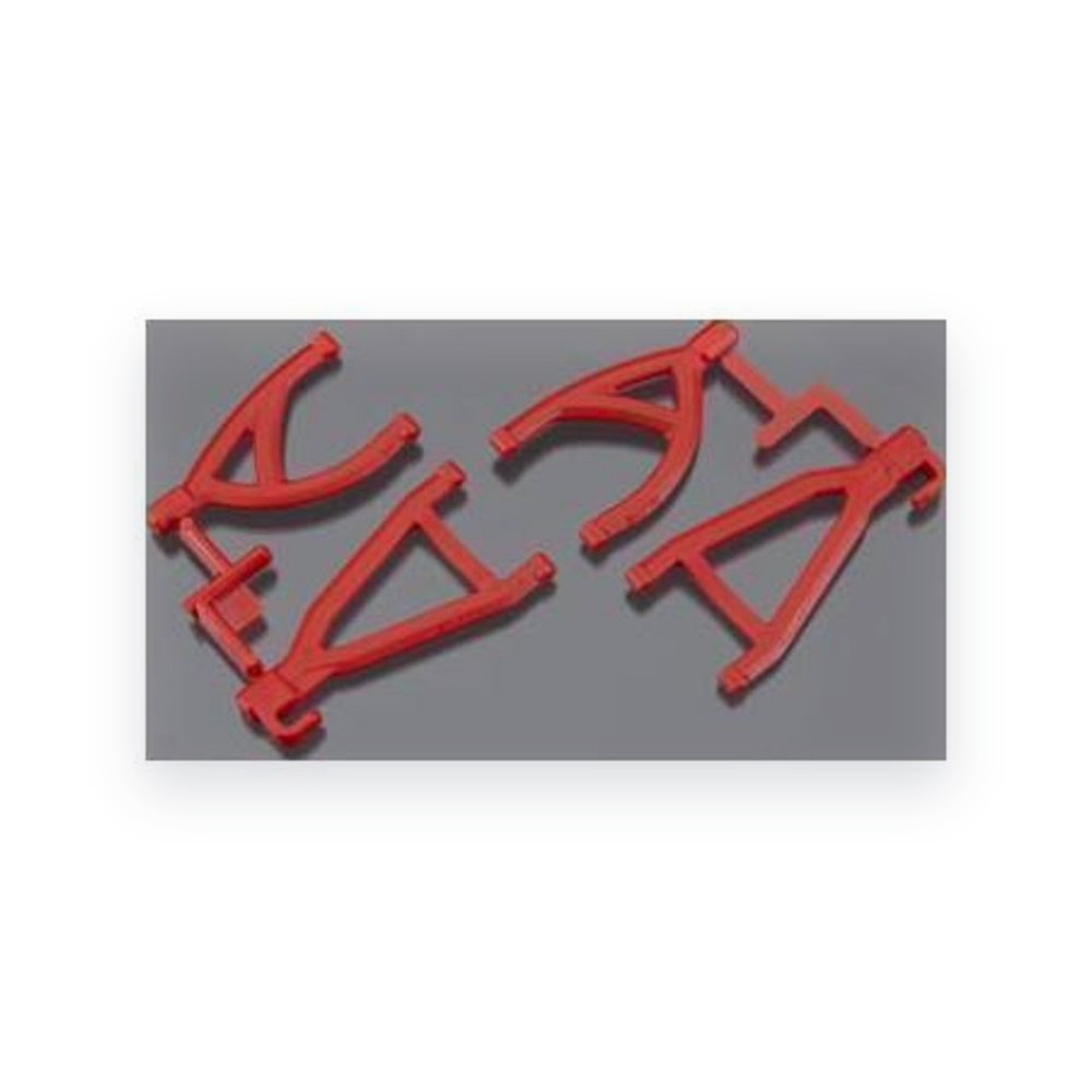 RPM 1/16 ERV Rear Upper/Lower A-Arms, Red
