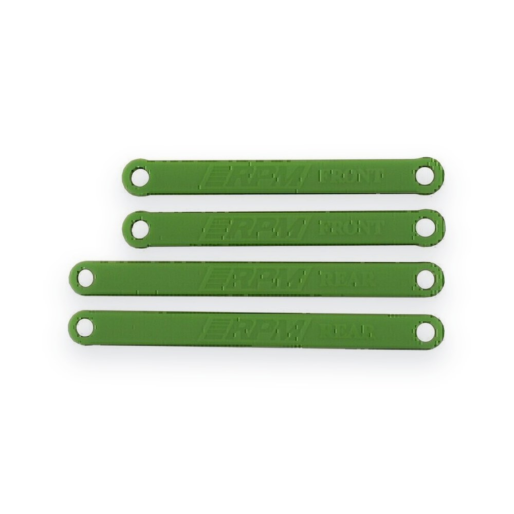 RPM ElecRustler Stampede Heavy Duty Camber Links, Green