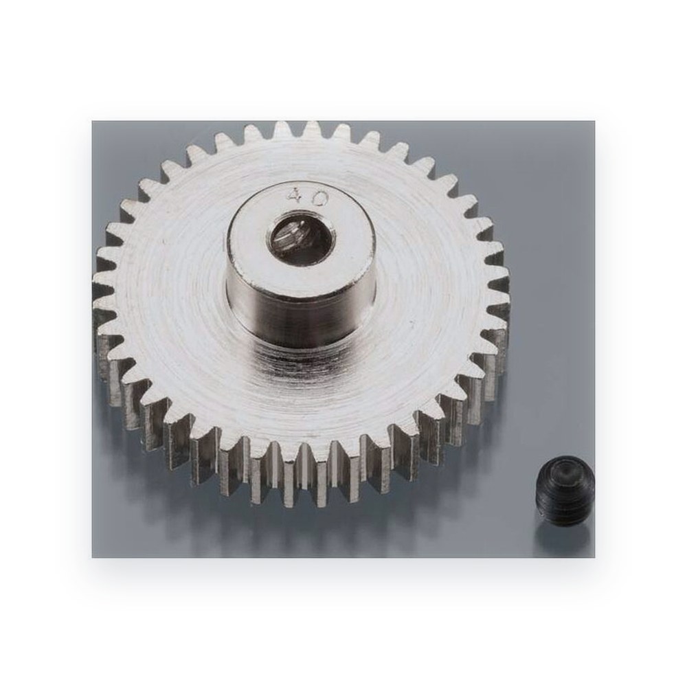 Robinson Racing Products 48p Hard Nickel Plated Pinion, 40 Teeth