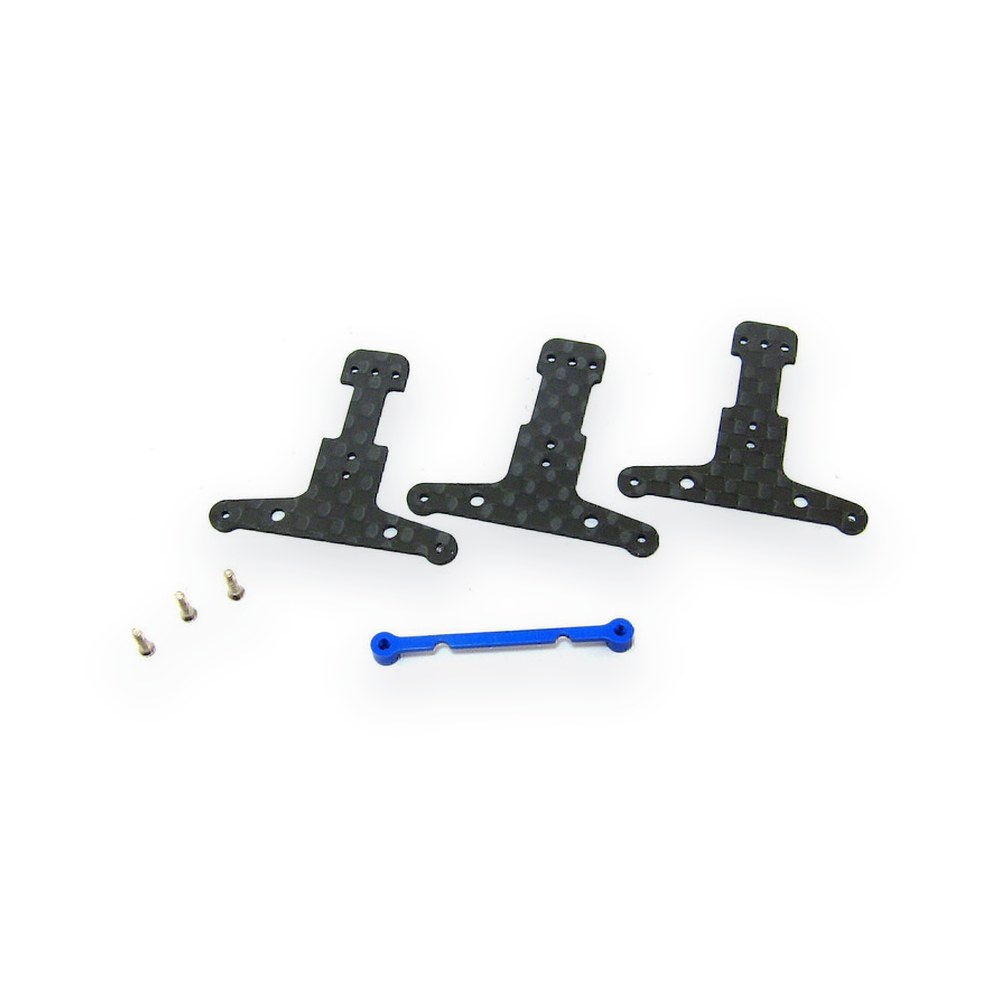 HPI Rs32 Spring Plates, Graphite, Set of 3