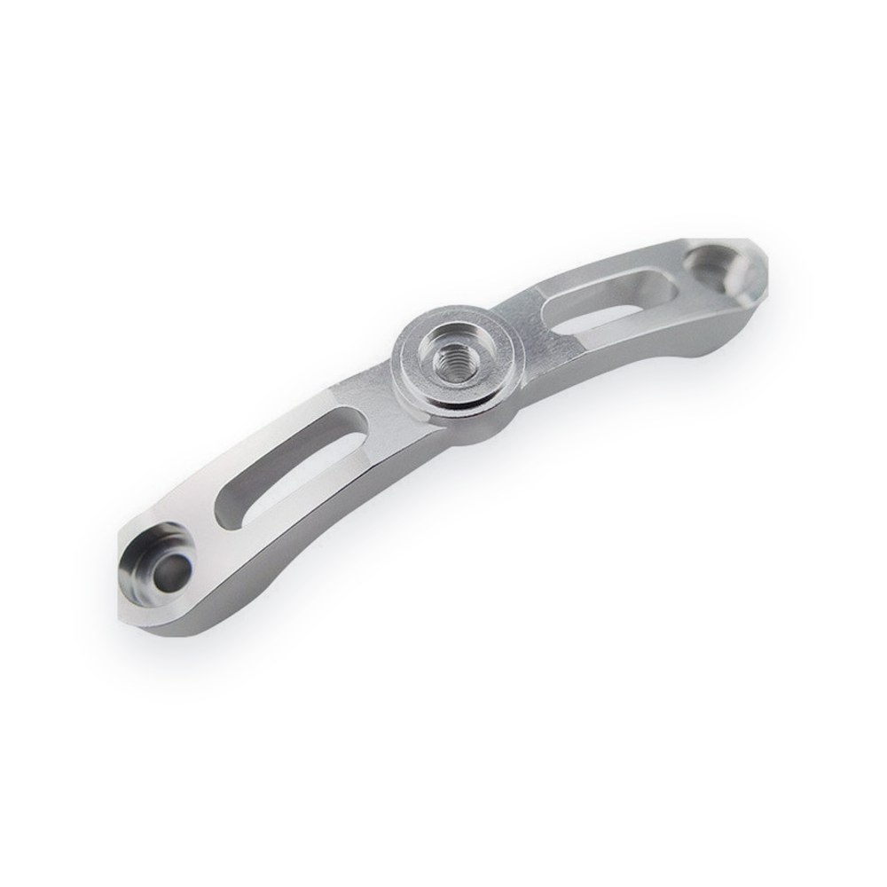 Hot Racing Revo Silver Aluminum Steering Post Mount