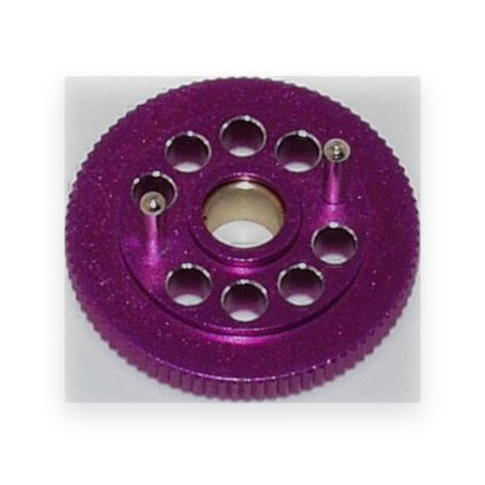 GPM Racing Aluminum Two-Shoe Flywheel for HPI Savage, Purple, 34mm