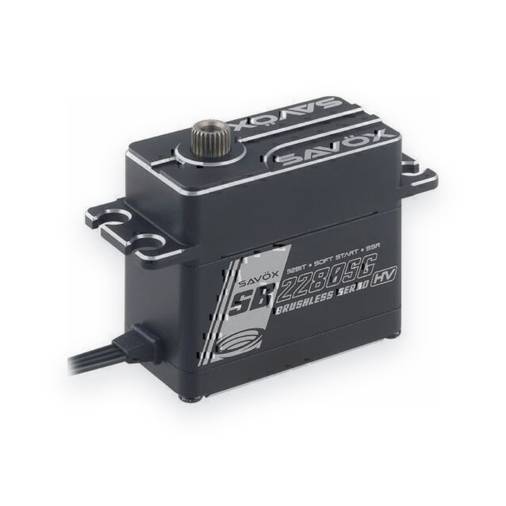 Savox High Voltage Brushless Monster Torque Servo with Steel Gears