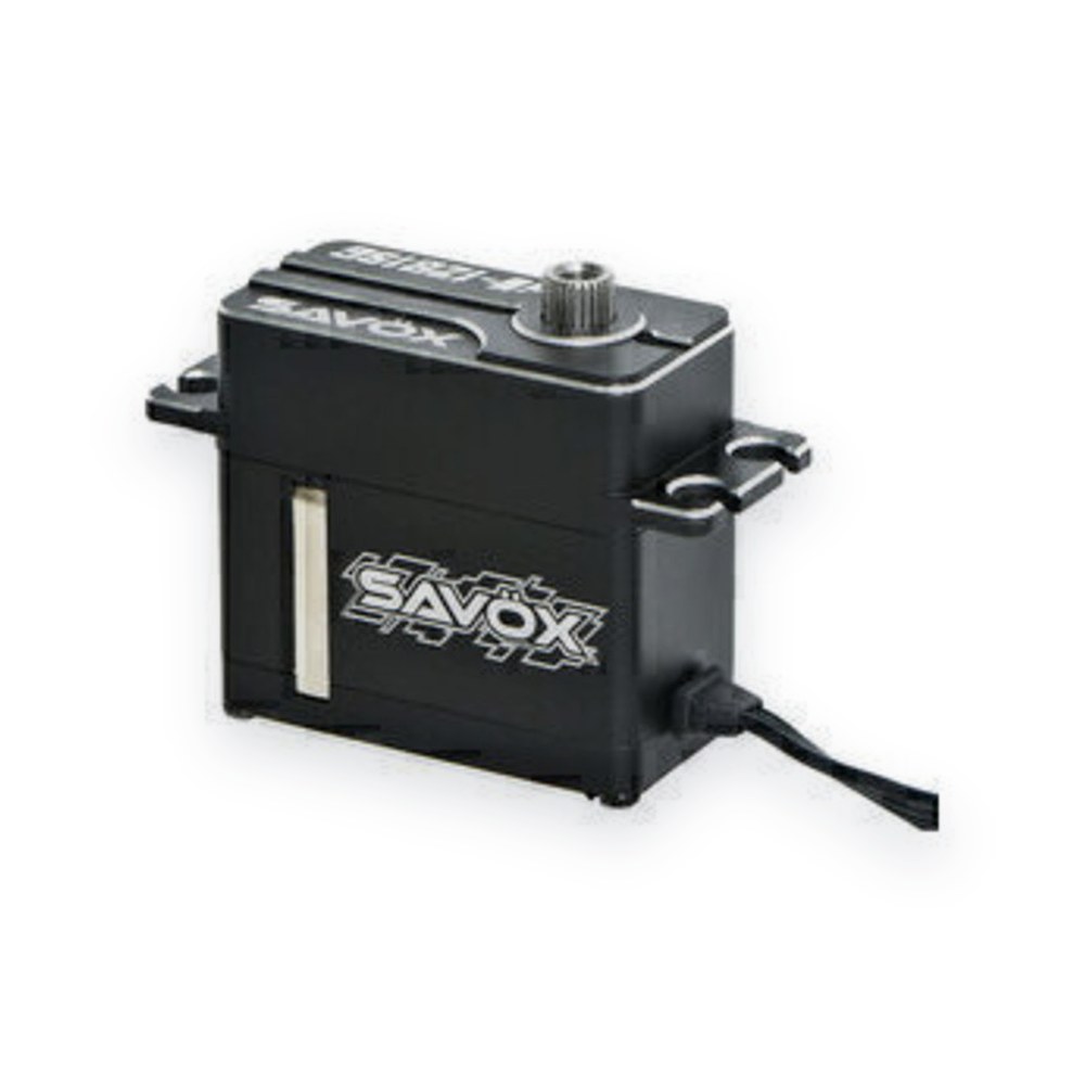 Savox SV-1281SG-BE Black Edition Aluminum Monster Torque Digital Servo, Steel