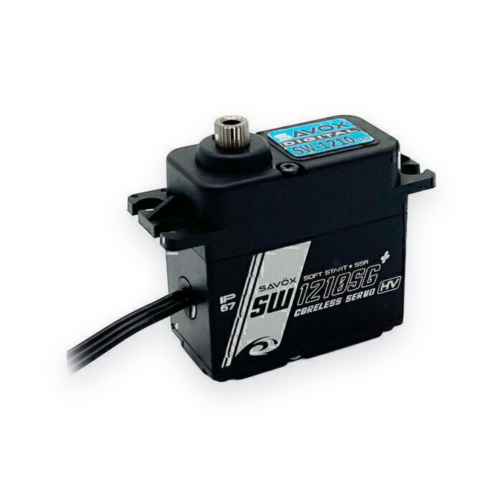 Savox Black Edition Waterproof High Voltage Coreless Digital Servo with Soft Start