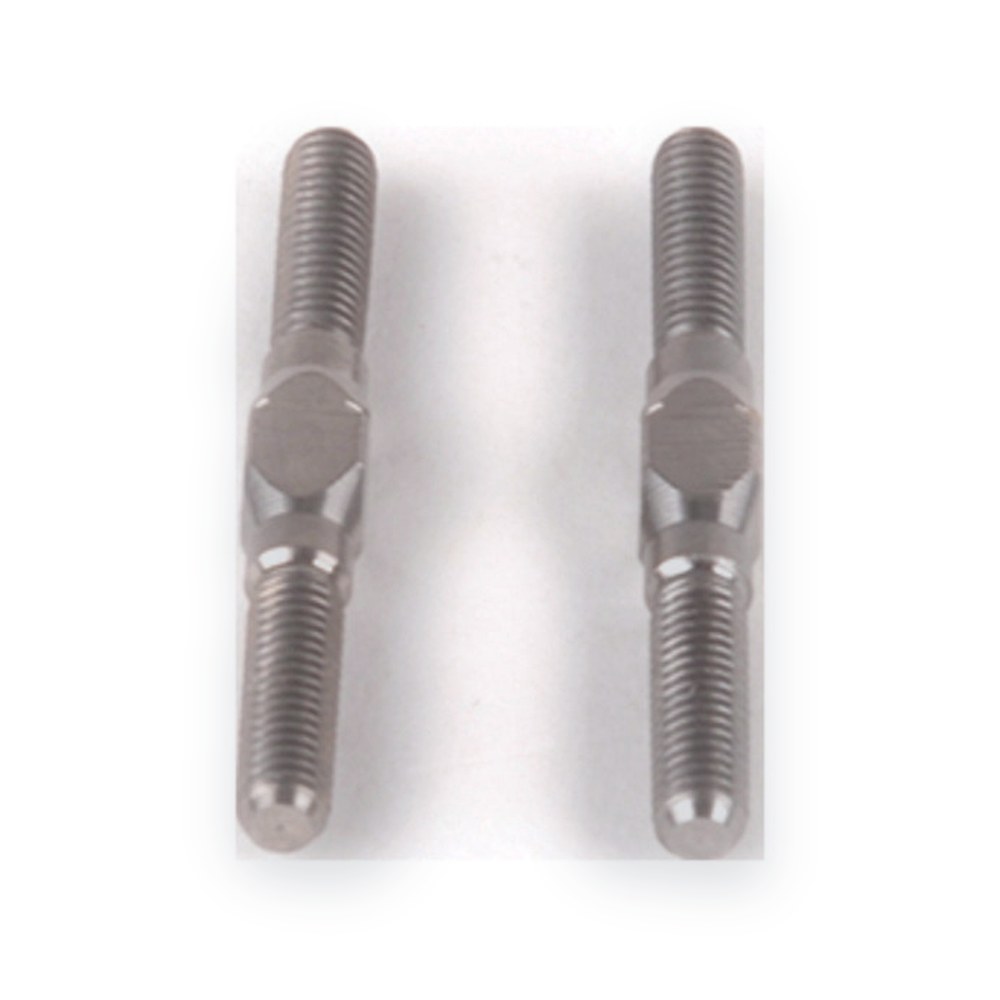 Schumacher Titanium Turnbuckle, 30mm, Silver, Pair