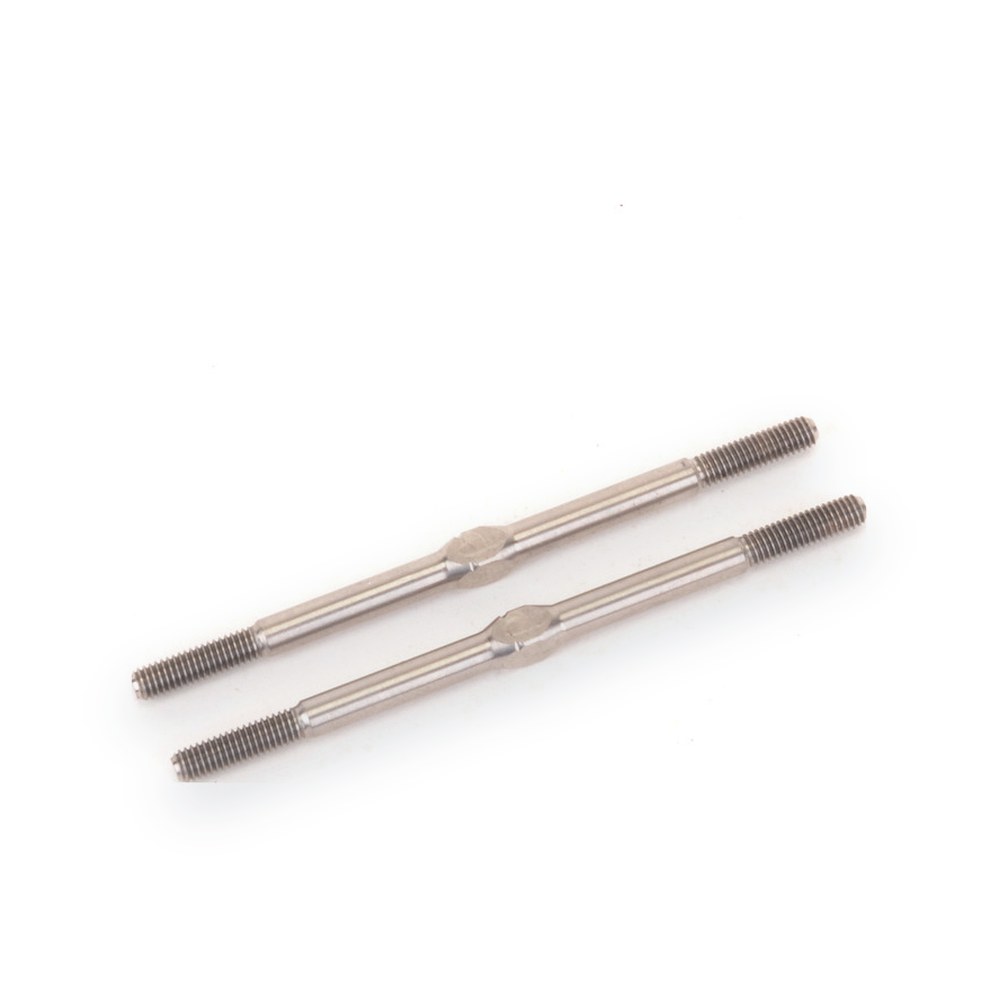 Schumacher Titanium Turnbuckle, 60mm, Silver, Pair
