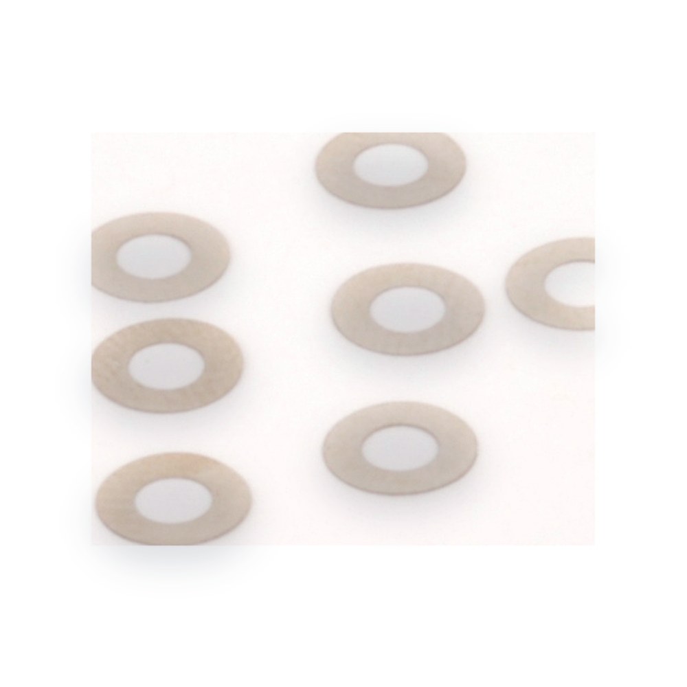 Schumacher Mi6/evo Mi7 Ultra Short Shock Shims, 3.3x6.7x0.05