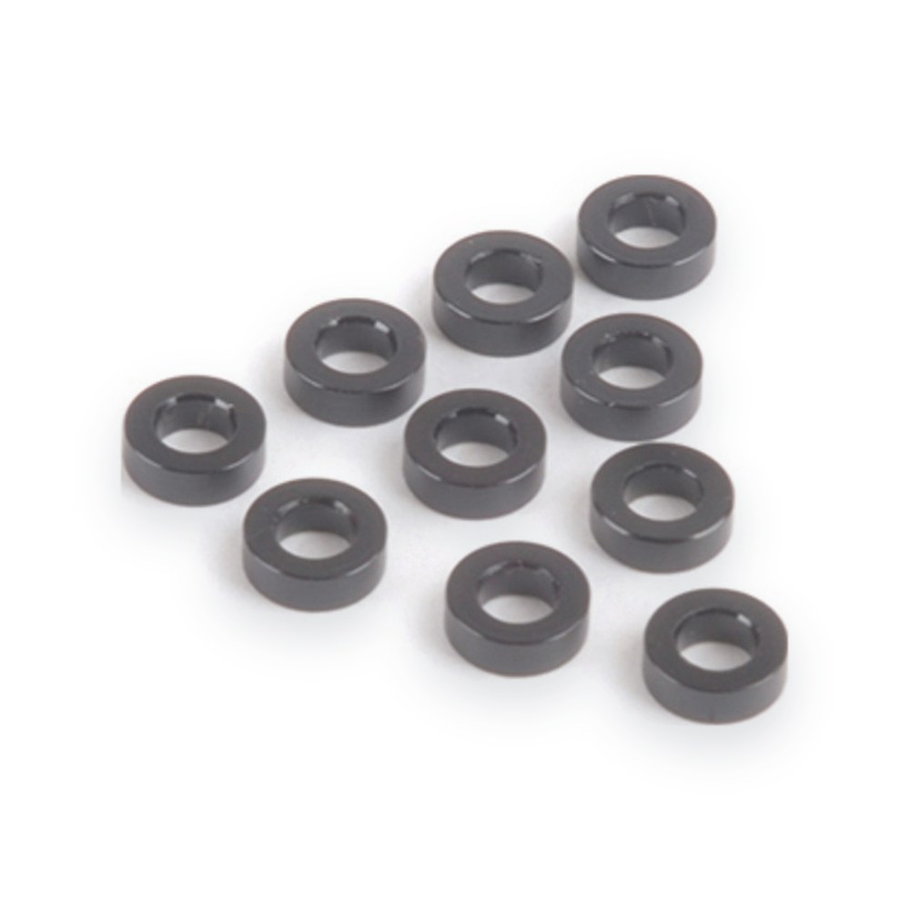 Schumacher M3 Black Aluminum Washers, 2.00mm (10)