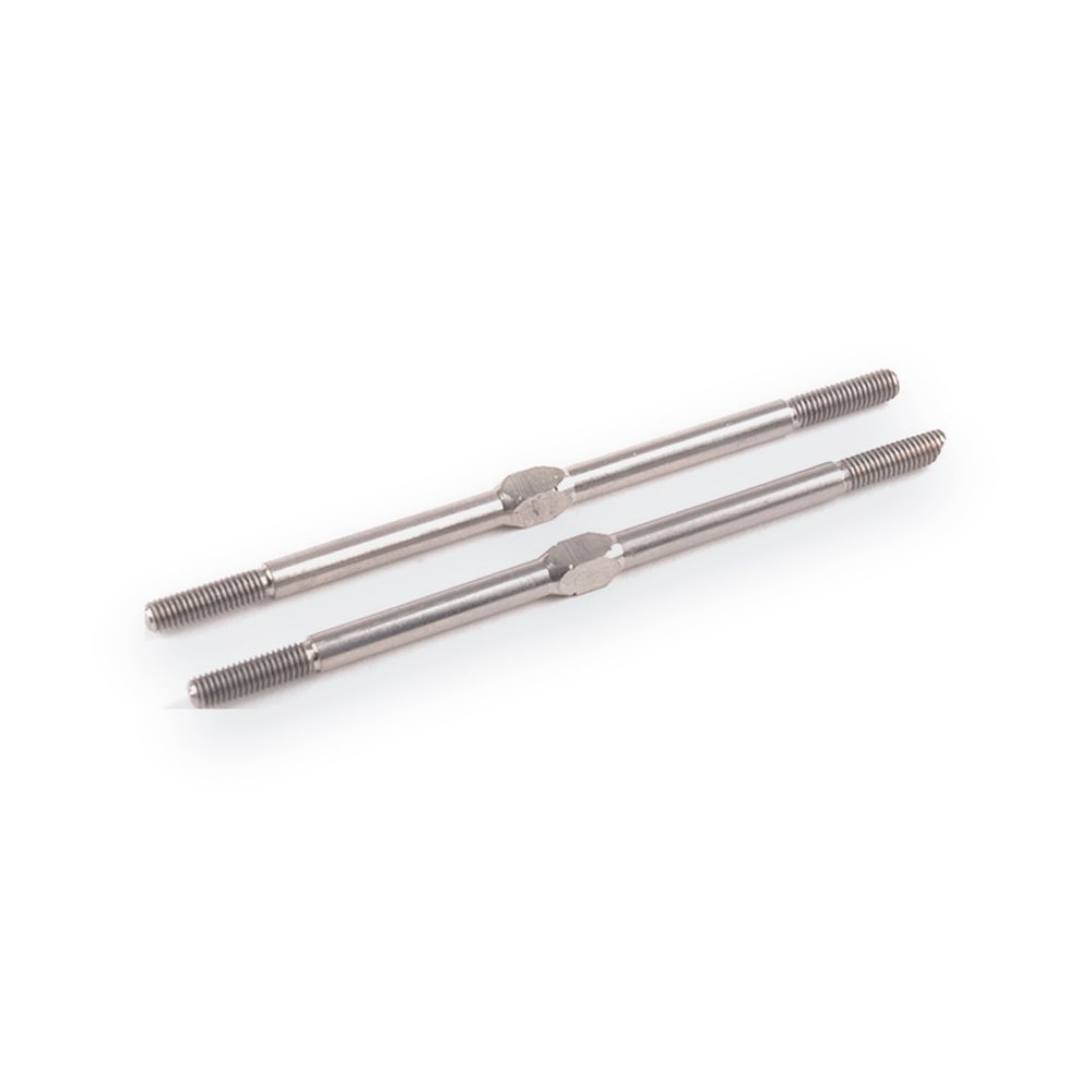 Schumacher Titanium Turnbuckle, 71mm, Silver, Pair