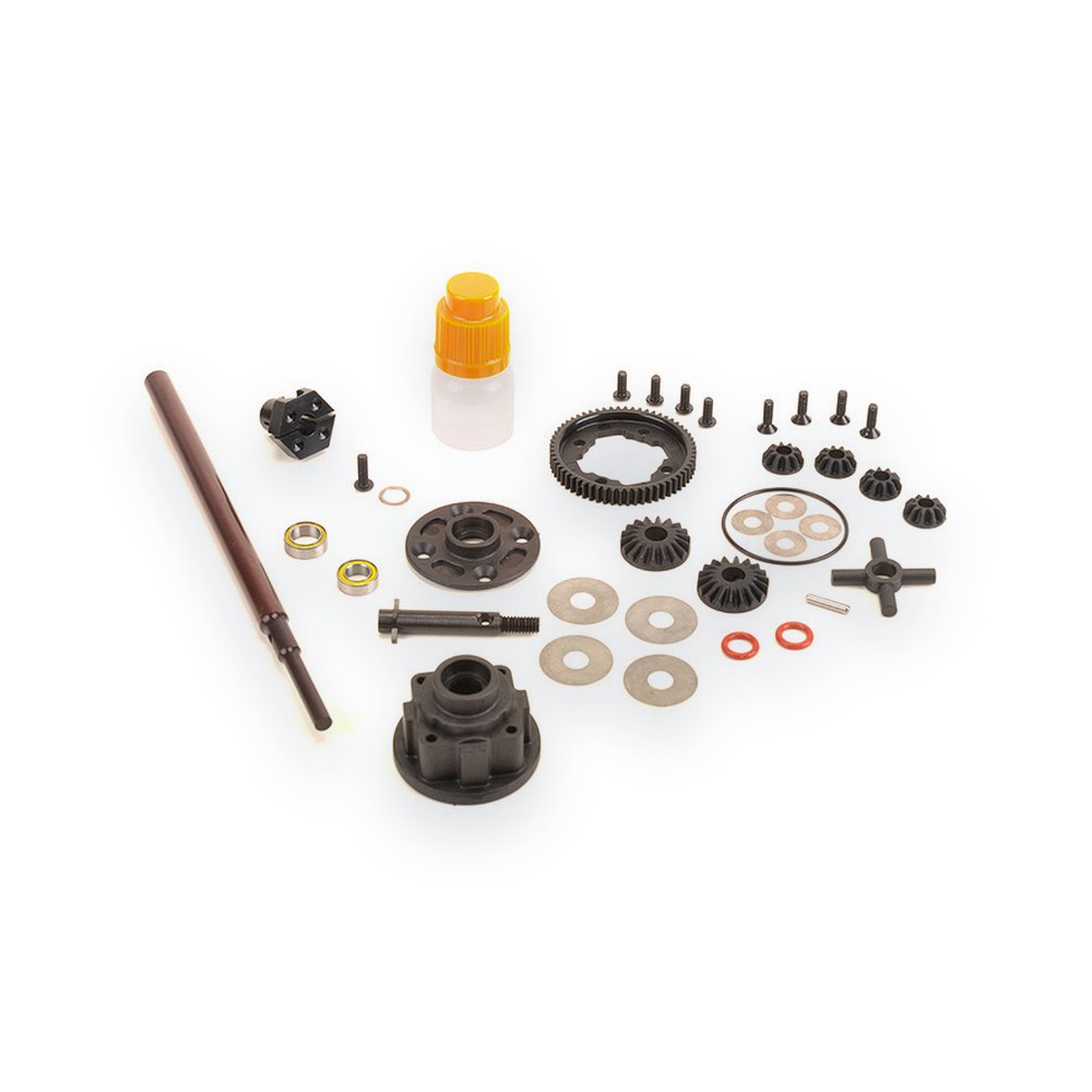 Schumacher Icon/2 Gear Diff Set, Steel Axle