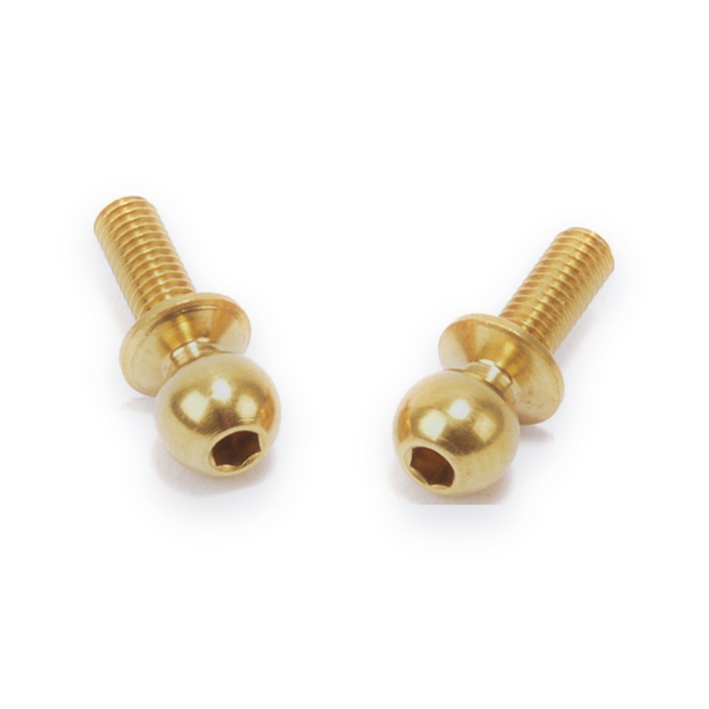 Schumacher Ti Long Ball Stud, 5.5mm, Pair