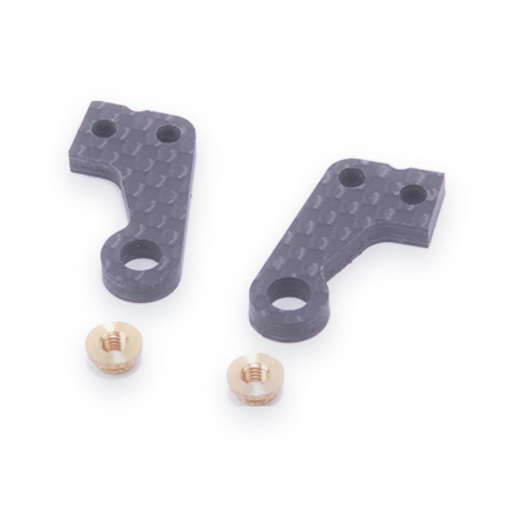 Schumacher L1R C/F Steering Arm, 1 Notch