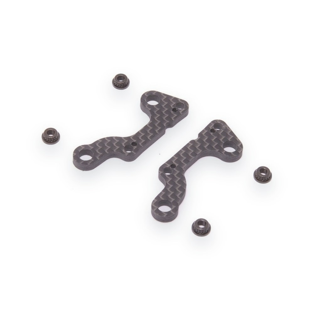 Schumacher Mi9 C/F Front Link Mount, 1 Notch (Pair)