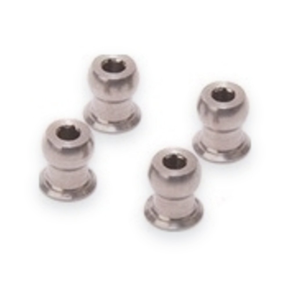 Schumacher Mi9 Ti Lower Shock Ball, 5mm (2mm Hex), Pack of 4