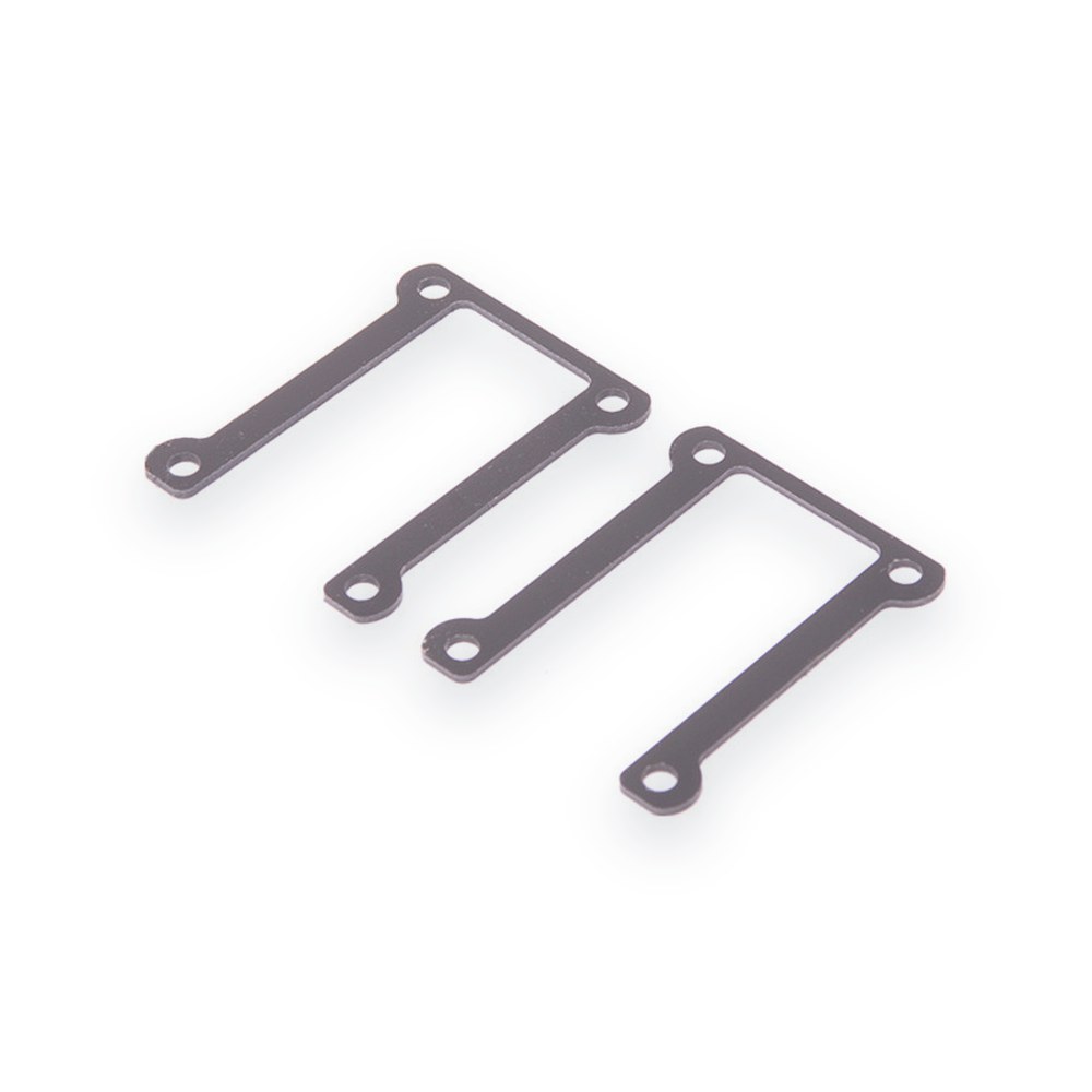 Schumacher S2 Link Mount Spacer, 1mm, Pair, Neon