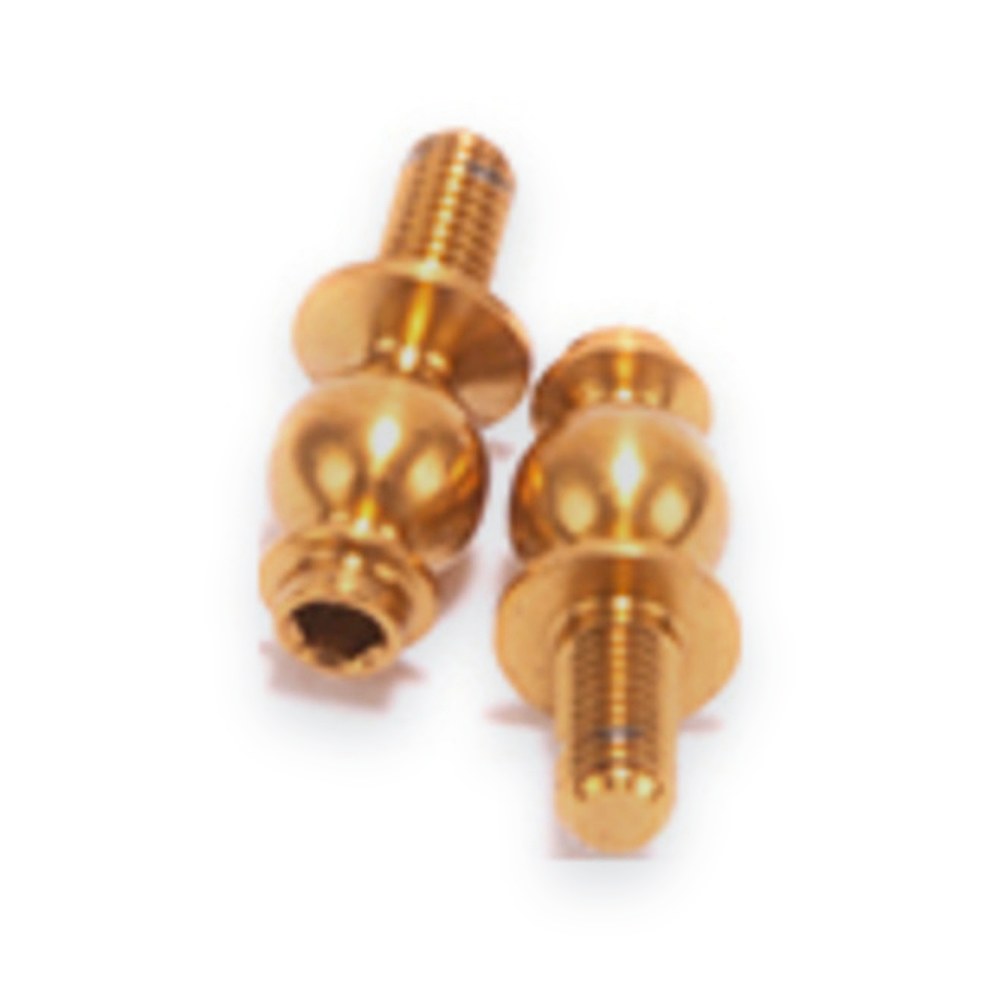 Schumacher CAT PB Ball Stud, Titanium, 5.5mm, Short (pr)