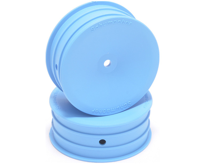 Wheel; 12mm Hex - Front Med - 2WD - Blue - pair