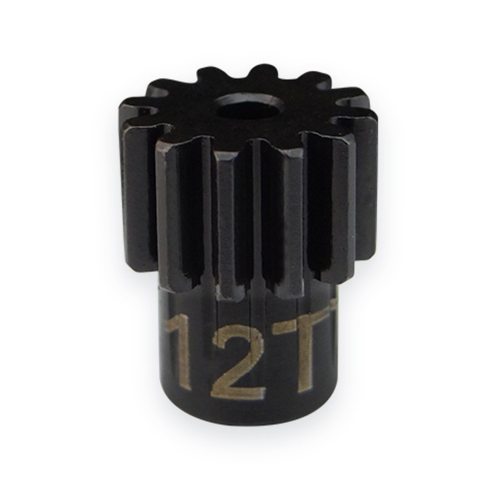 Hot Racing Steel Pinion Gear, 12T, .6 Module, 2mm Shaft
