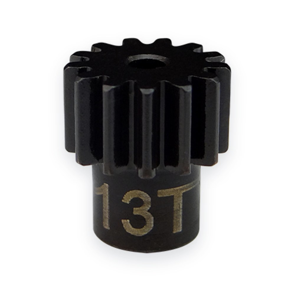 Hot Racing Steel Pinion Gear, 13T, .6 Module, 2mm Shaft