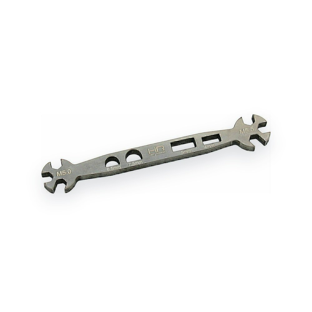 Hot Racing Turnbuckle Wrench, Stainless Steel, 5 and 5.5mm