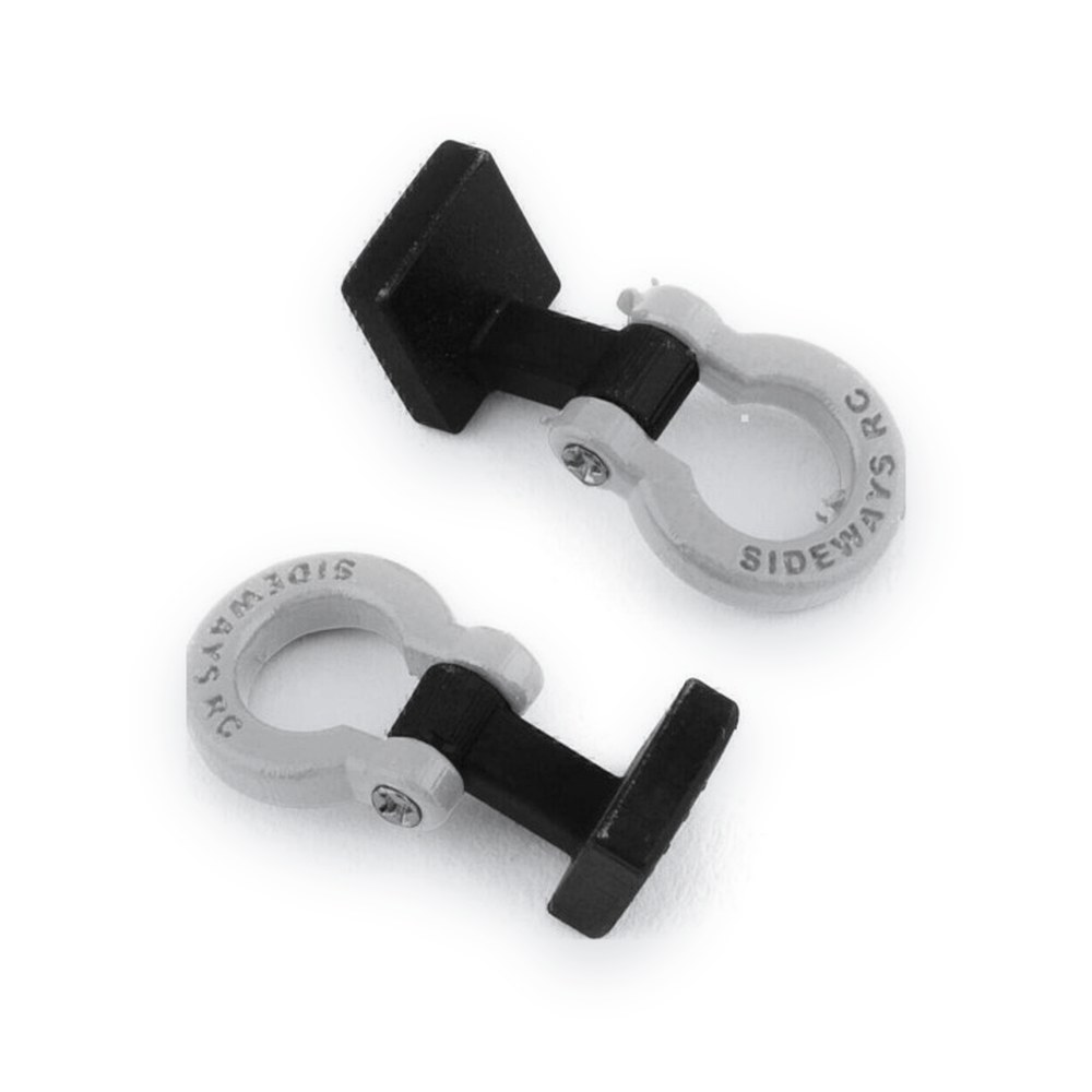 SIDEWAYS RC Scale Race Tow Hook, Silver