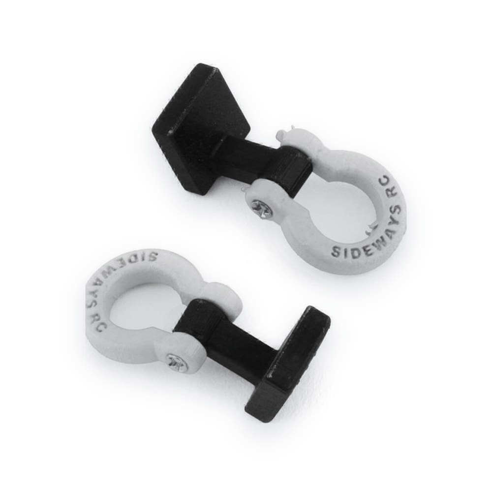 SIDEWAYS RC Scale Race Tow Hook, White