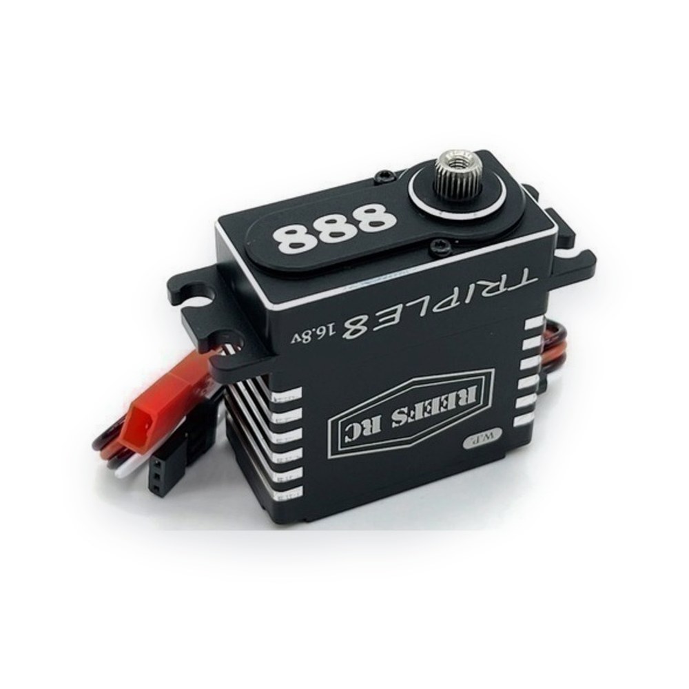 Reefs RC Triple8 Brushless Servo, 16.8v, High Torque and High Speed, with 4s Connector