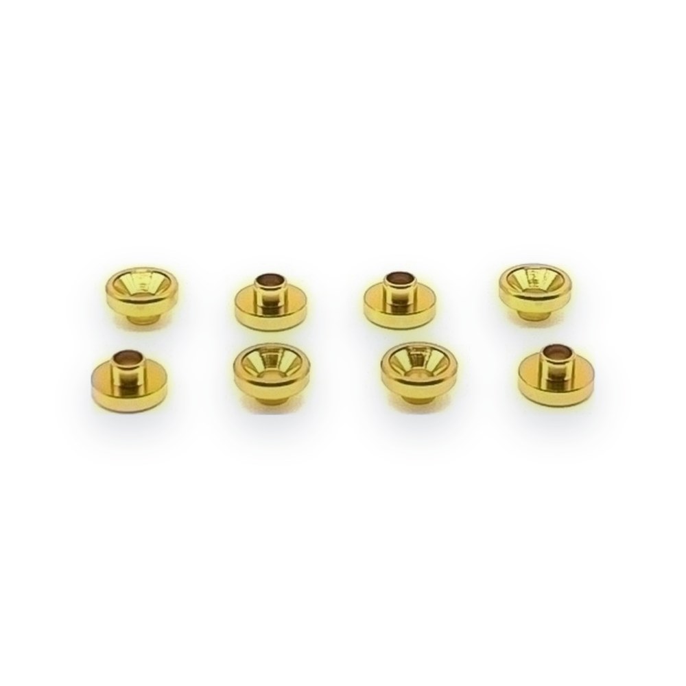 Reefs RC Servo Washers, Gold, 8 Pack