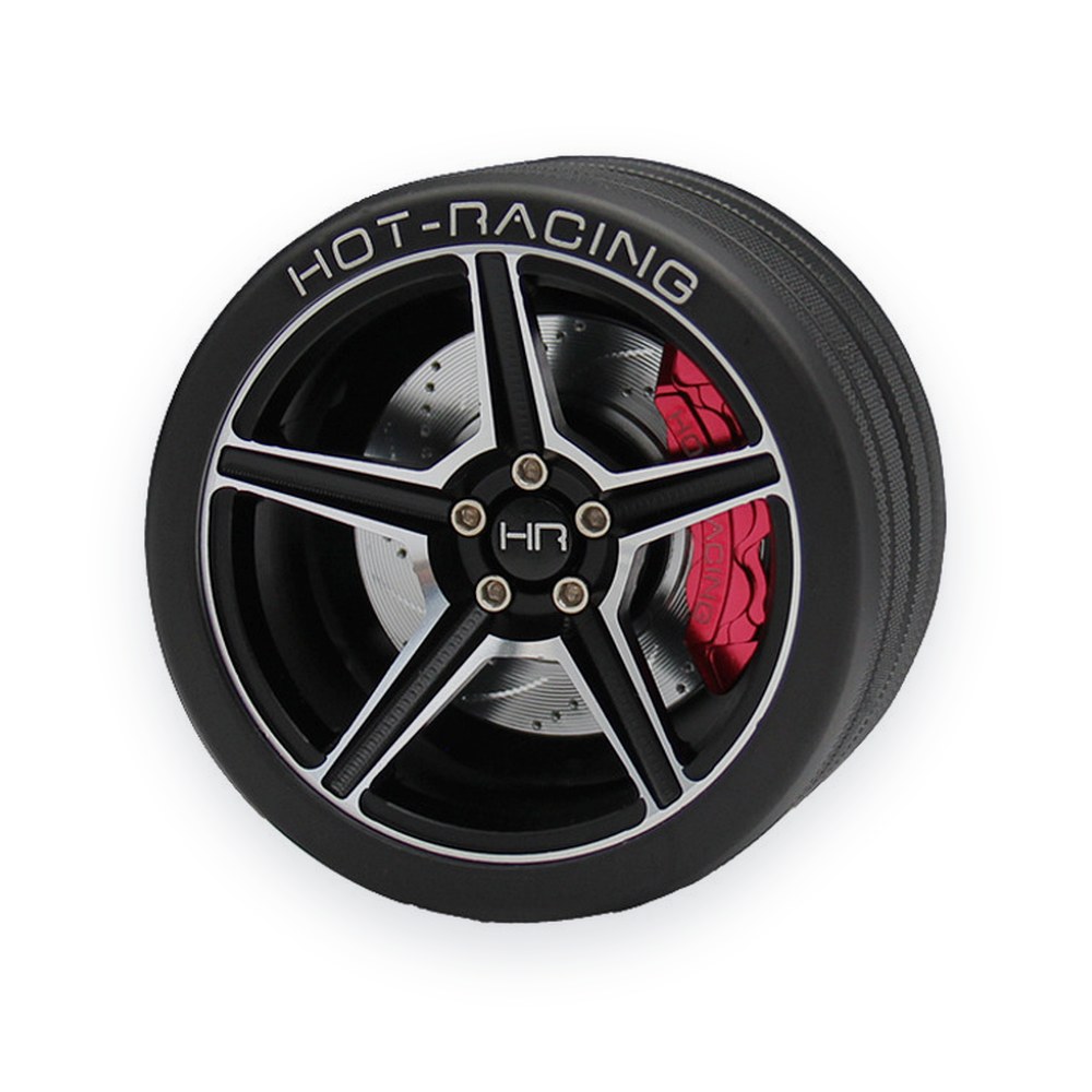 Hot Racing NB4 Steering Wheel, Black 5 Spoke, 6061