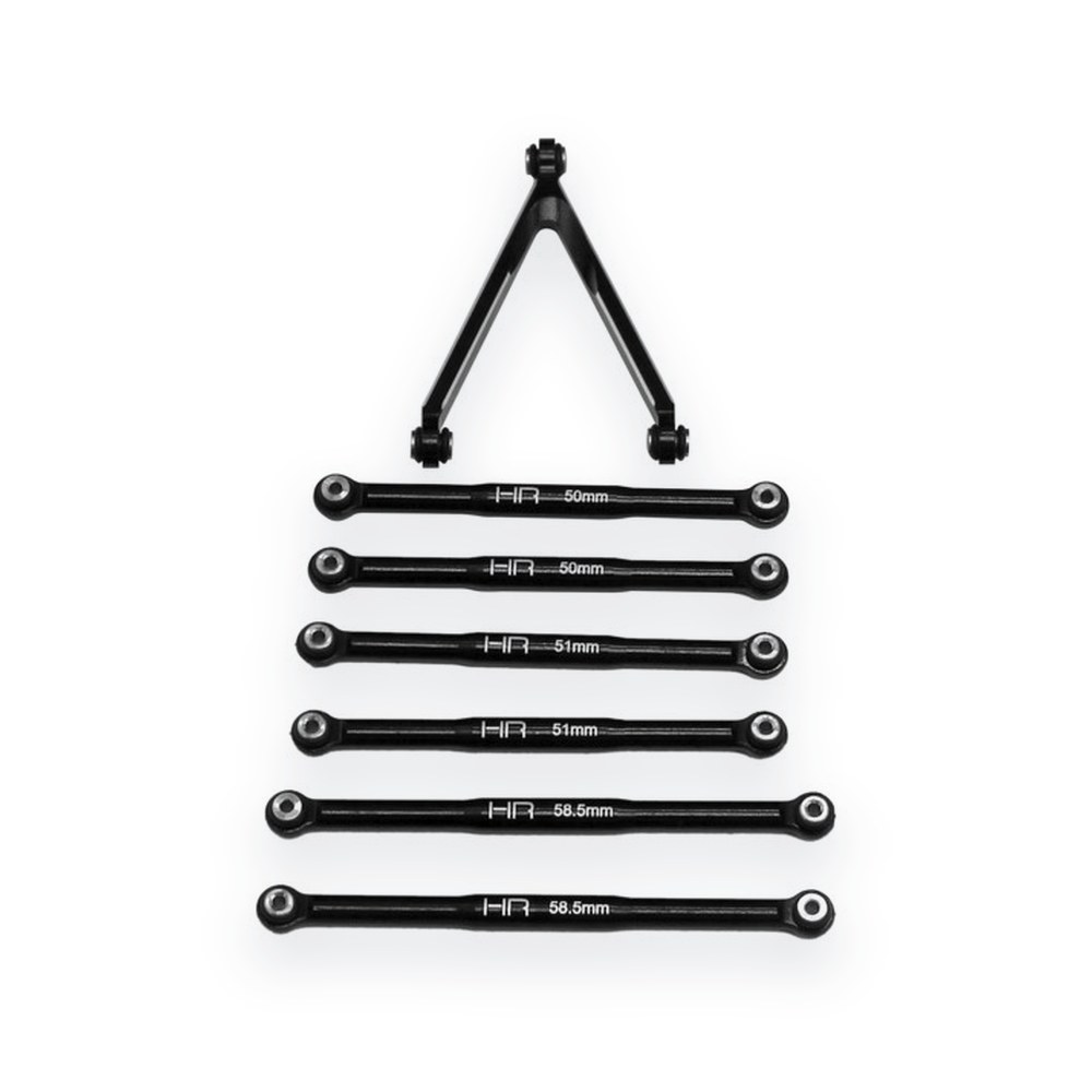 Hot Racing SCX24 Aluminum Link Set, LWB (133.7mm)