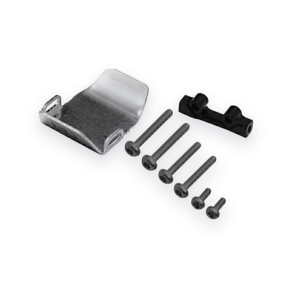 Hot Racing SCX24 Stainless Steel Front or Rear Axle Skid Plate