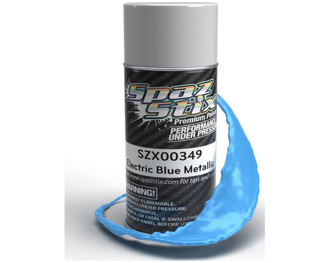 Electric Blue Metallic Aerosol Paint 3.5oz Can