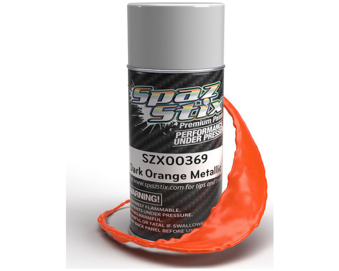 Dark Orange Metallic Aerosol Paint 3.5oz Can