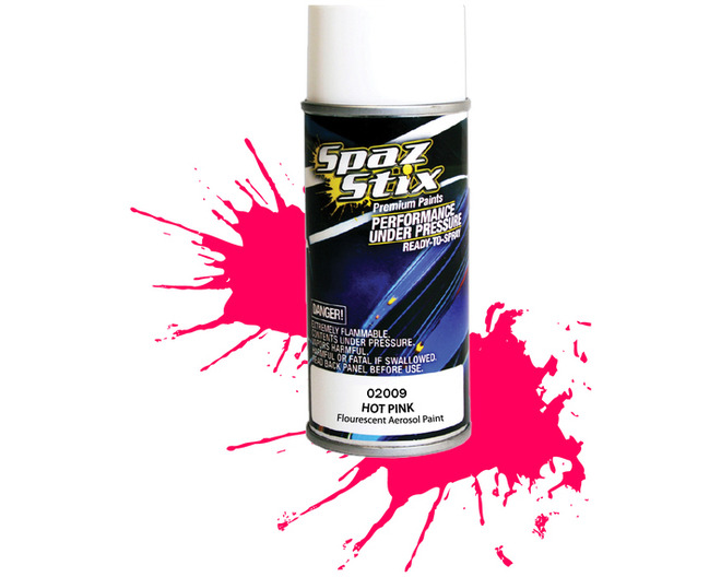 Hot Pink Fluorescent Aerosol Paint 3.5oz Can