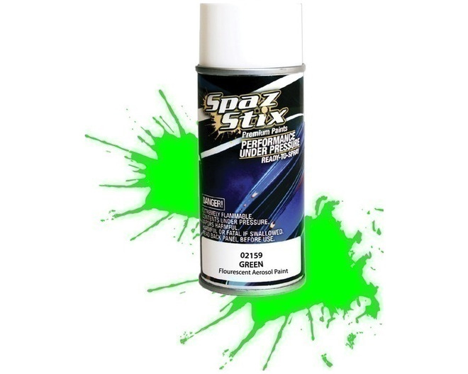 Green Fluorescent Aerosol Paint 3.5oz Can