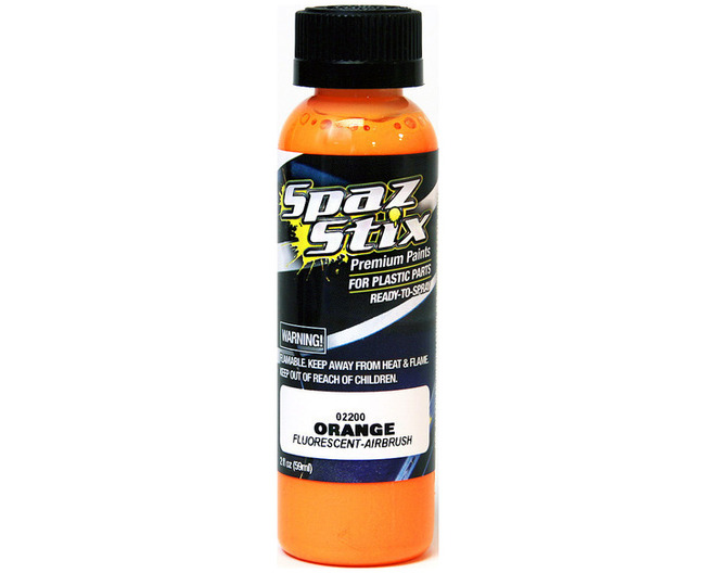 Orange Fluorescent Airbrush Ready Paint 2oz Bottle