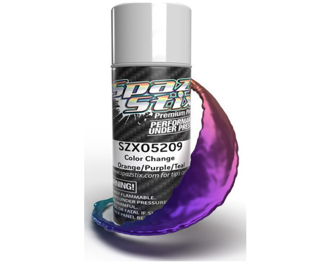 Color Change Aerosol Paint Orange/Purple/Teal 3.5oz Can