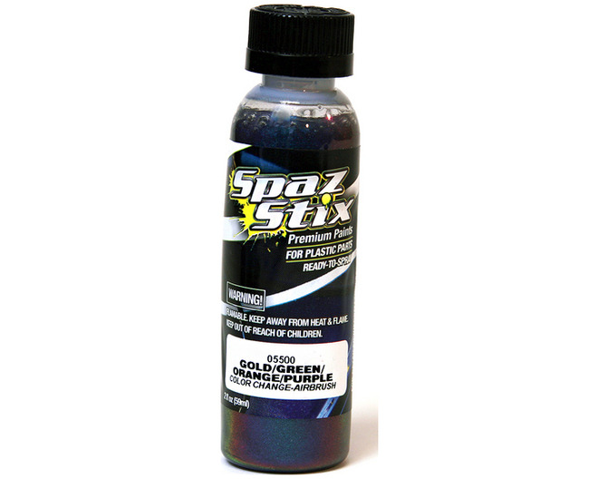 Color Change Airbrush Ready Paint Gold/Green/Orange/Purple 2oz