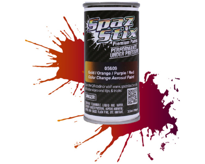 Color Change Aerosol Paint Gold/Orange/Purple/Red 3.5oz Can